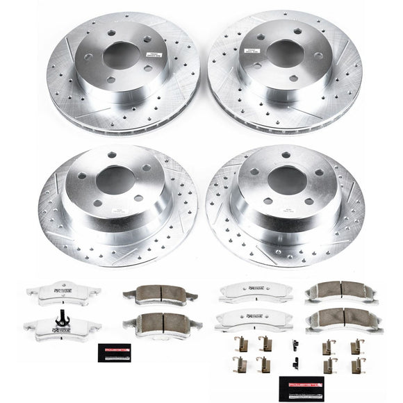 PowerStop Z26 Street Performance Ceramic Brake Pad and Drilled & Slotted Rotor K