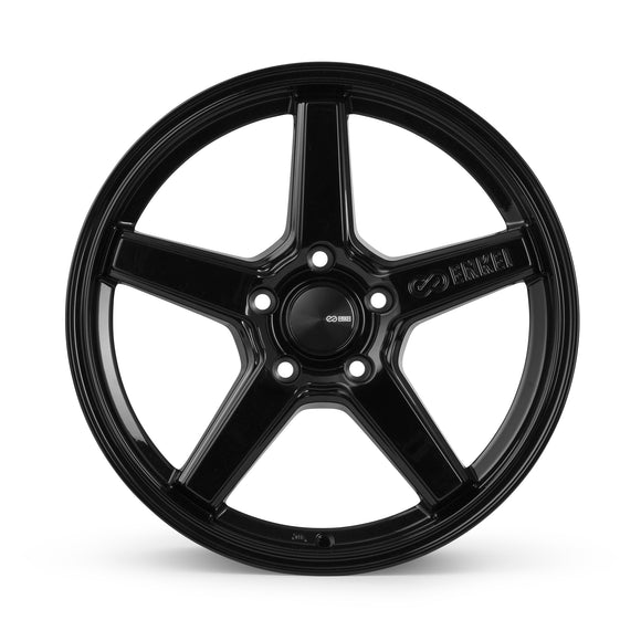18x8 Enkei Quasar Gloss Black 5x112 ET45 CB72.6 Wheel