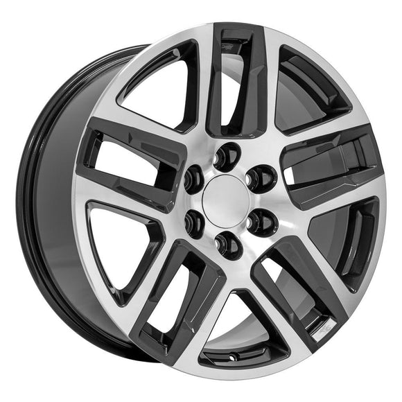 20" Replica CV63 fits Chevrolet Silverado 1500 20x9 Gunmetal Machined