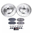PowerStop Z23 Daily Driver Carbon-Fiber Ceramic Brake Pad and Drilled & Slotted