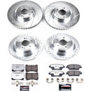 PowerStop Z26 Street Performance Ceramic Brake Pad and Drilled & Slotted Rotor K