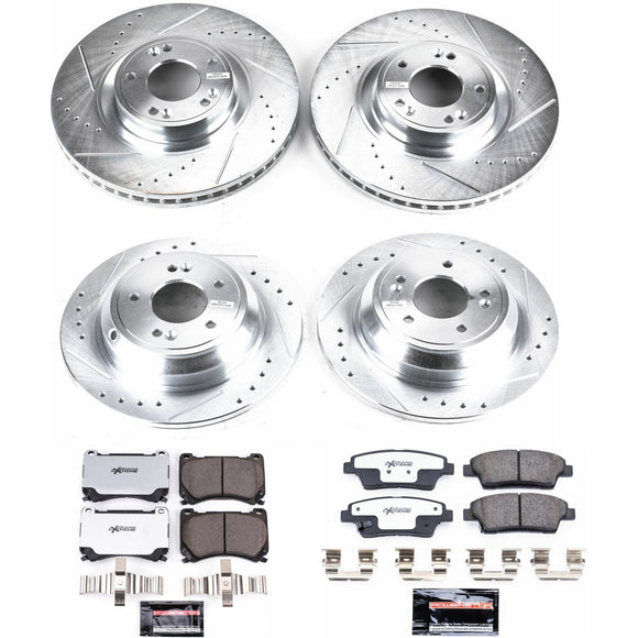 PowerStop Z26 Street Performance Ceramic Brake Pad and Drilled & Slotted Rotor K