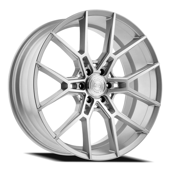22x10 Select Precision Alloys ALPINE Gloss Silver Brushed 6x135 ET30 CB87.12