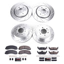 PowerStop Z23 Daily Driver Carbon-Fiber Ceramic Brake Pad and Drilled & Slotted