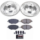PowerStop Z23 Daily Driver Carbon-Fiber Ceramic Brake Pad and Drilled & Slotted