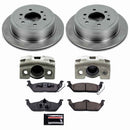 PowerStop OE Stock Replacement Low-Dust Ceramic Brake Pad, Rotor and Caliper Kit