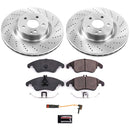 PowerStop OE Stock Replacement Low-Dust Ceramic Brake Pad and Rotor Kit