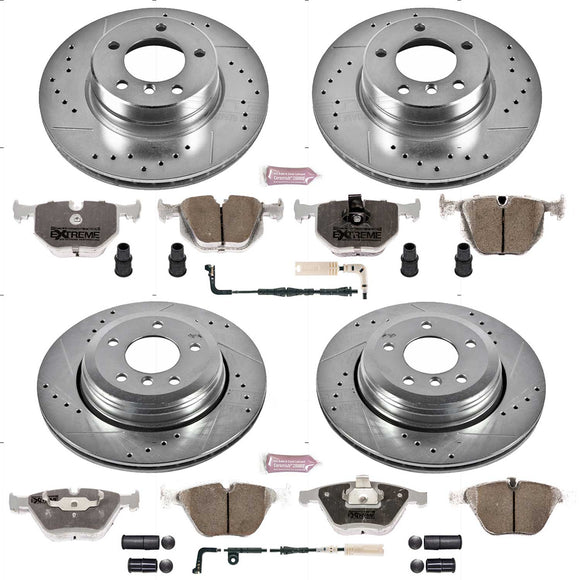 PowerStop Z26 Street Performance Ceramic Brake Pad and Drilled & Slotted Rotor K