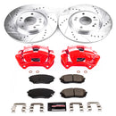 PowerStop Z23 Daily Driver Carbon-Fiber Ceramic Pads Drilled & Slotted Rotor & C