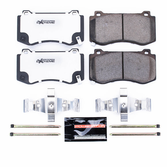 PowerStop Z26 Street Performance Carbon-Fiber Ceramic Brake Pads With Hardware