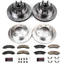 PowerStop Z23 Daily Driver Carbon-Fiber Ceramic Brake Pad and Drilled & Slotted