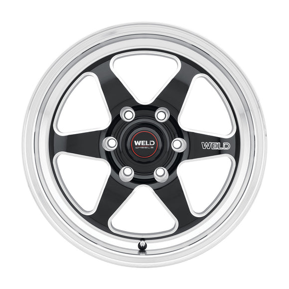 17x9.5 WELD Performance Ventura Six Drag Black Mill 6x127 6x5 ET35 Wheel