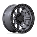 20x9 Black Rhino Calico Matte Gunmetal Matte Black Lip 6x135 ET0.00 Wheel