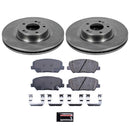 PowerStop OE Stock Replacement Low-Dust Ceramic Brake Pad and Rotor Kit