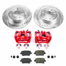 PowerStop Z23 Daily Driver Carbon-Fiber Ceramic Pads Drilled & Slotted Rotor & C