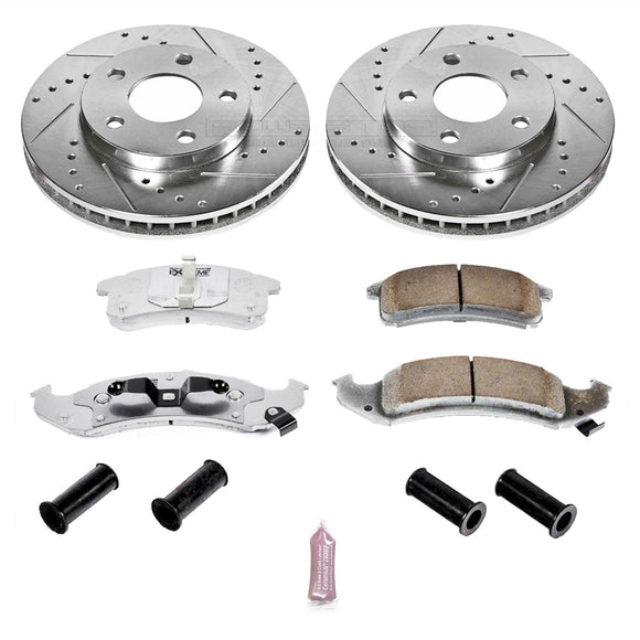 PowerStop Z26 Street Performance Ceramic Brake Pad and Drilled & Slotted Rotor K