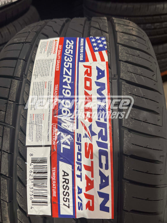 255/35ZR19 American Roadstar Sport A/S 96W BSW SL 255 35 19 2553519