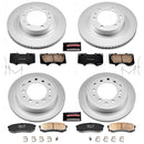 PowerStop Genuine Geomet Coated Rotor and Low-Dust Ceramic Brake Pad Kit