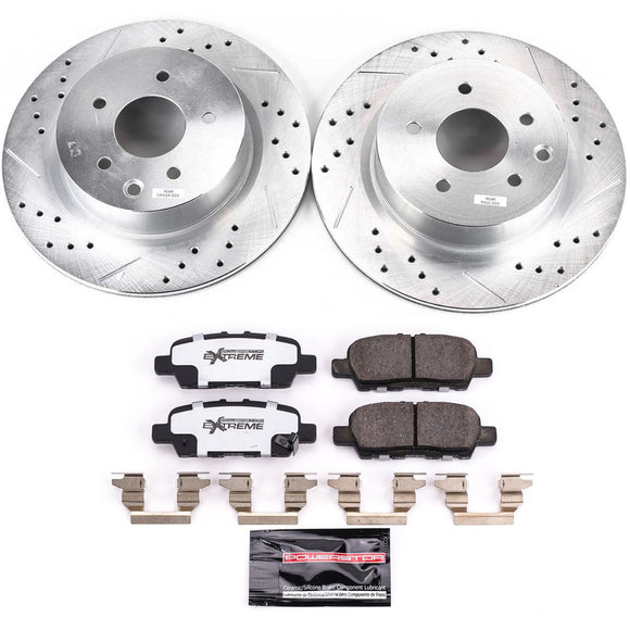 PowerStop Z26 Street Performance Ceramic Brake Pad and Drilled & Slotted Rotor K