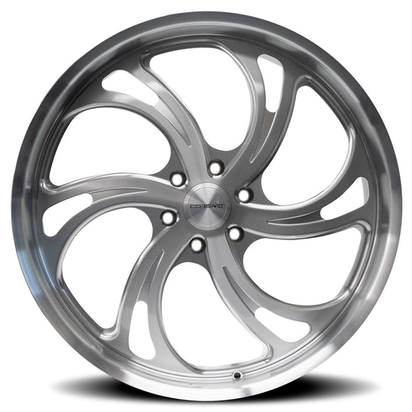 24x9 Corsart Argon 6 Brushed Milled Right Side 6x135 ET24 CB87.1 Wheel Rim