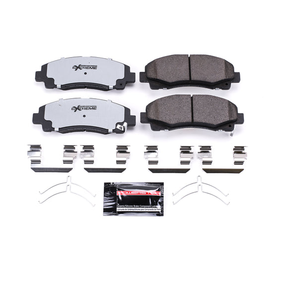 PowerStop Z36 Truck And Tow Carbon-Fiber Ceramic Brake Pads With Hardware
