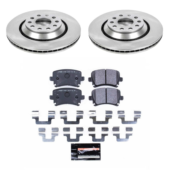 PowerStop Track Day Spec High-Performance Brake Pad and Rotor Kit