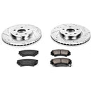 PowerStop Z23 Daily Driver Carbon-Fiber Ceramic Brake Pad and Drilled & Slotted