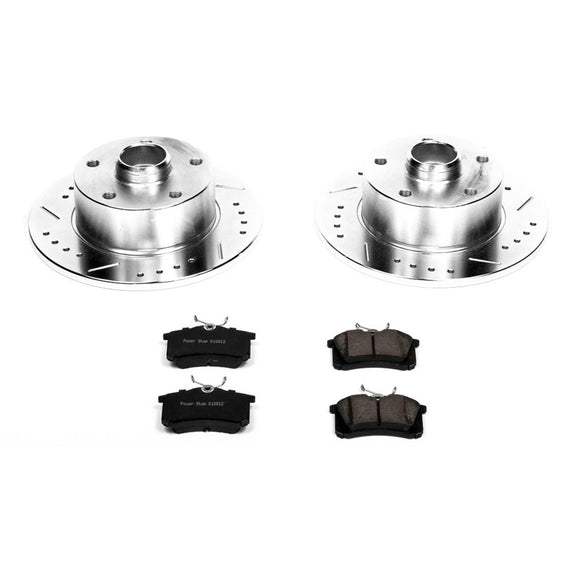 PowerStop Z23 Daily Driver Carbon-Fiber Ceramic Brake Pad and Drilled & Slotted