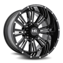 22x12 Hardrock Spine XPosed Gloss Black Milled 5x150 ET-44 wheel/rim-2