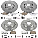 PowerStop Z26 Street Performance Ceramic Brake Pad and Drilled & Slotted Rotor K