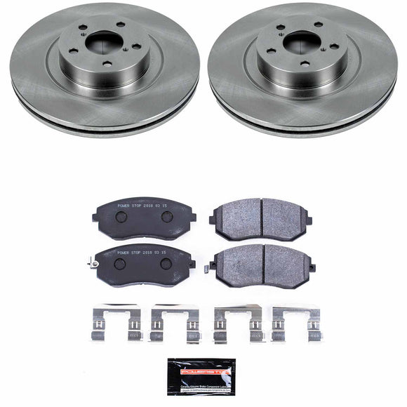 PowerStop Track Day Spec High-Performance Brake Pad and Rotor Kit