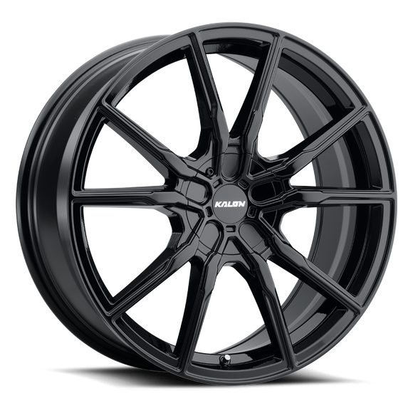20x8.5 Kalon Pyro-202 Gloss Black Wheel 5x108 ET38 CB73