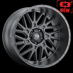 20x10 Vision 404 Satin Black 8x165.1 ET-25 wheel/rim