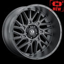 20x10 Vision 404 Satin Black 8x165.1 ET-25 wheel/rim-1