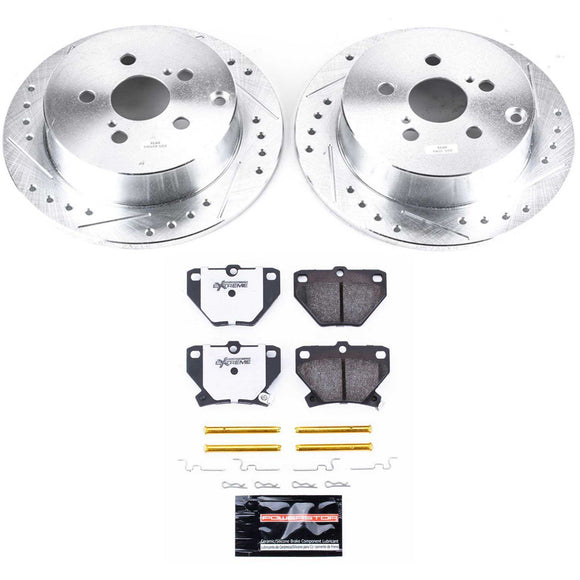 PowerStop Z26 Street Performance Ceramic Brake Pad and Drilled & Slotted Rotor K