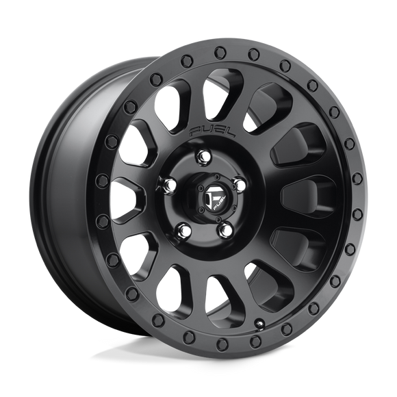17X9 Fuel D579 Vector Matte Black 5X127 ET-12 wheel/rim