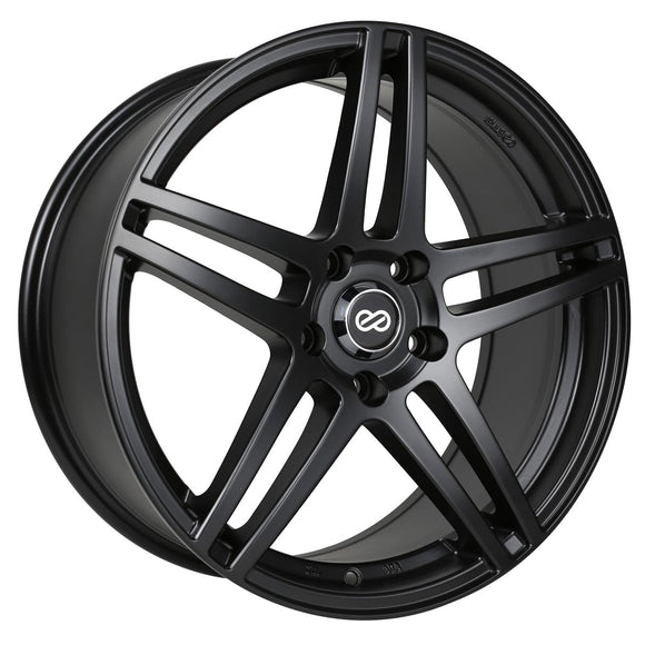 18x8 Enkei RSF5 Matte Black Wheel/Rim 5x114.3 5-114.3 5x4.5 18-8 ET50