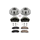 PowerStop OE Stock Replacement Low-Dust Ceramic Brake Pad, Rotor and Caliper Kit