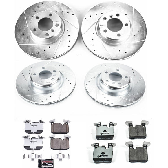 PowerStop Z26 Street Performance Ceramic Brake Pad and Drilled & Slotted Rotor K