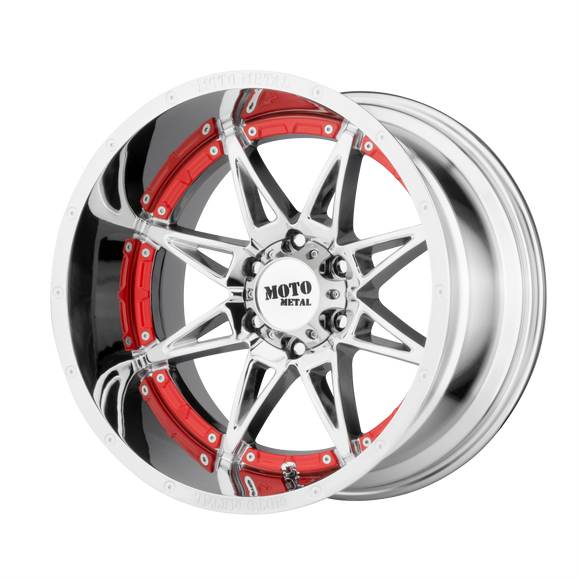 17X9 Moto Metal MO993 HYDRA Chrome 8X165.1 ET-12 wheel/rim