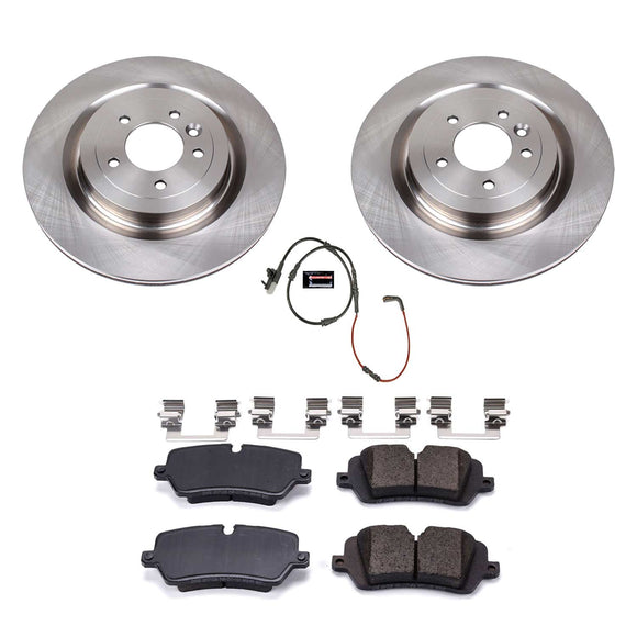 PowerStop OE Stock Replacement Low-Dust Ceramic Brake Pad and Rotor Kit