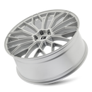 24x10 Touren TR08 Gloss Silver Wheel 6x135 ET30 CB87.1