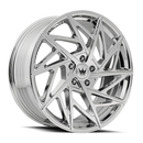 17x8 Mazzi 377 Freestyle Chrome 5x108 5x4.25 ET35 Wheel Rim