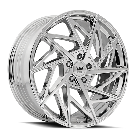 17x8 Mazzi 377 Freestyle Chrome 5x108 5x4.25 ET35 Wheel Rim