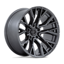 20x10 Fuel Off-Road D848 Rebar Gray 5x127 ET-18 CB71.5 Wheel Rim