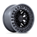 17X9 Black Rhino Alpha Black 5X127 5X5 ET-12 Wheel Rim