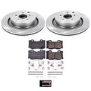 PowerStop OE Stock Replacement Low-Dust Ceramic Brake Pad and Rotor Kit