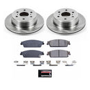 PowerStop OE Stock Replacement Low-Dust Ceramic Brake Pad and Rotor Kit