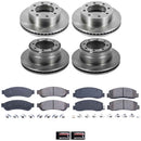 PowerStop OE Stock Replacement Low-Dust Ceramic Brake Pad and Rotor Kit