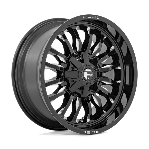 20x9 Fuel Off-Road D795 Arc Gloss Black Milled 8x180 ET1 CB124.2 Wheel Rim